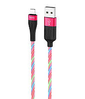 Светящийся кабель Hoco U85 USB to Lightning 1m