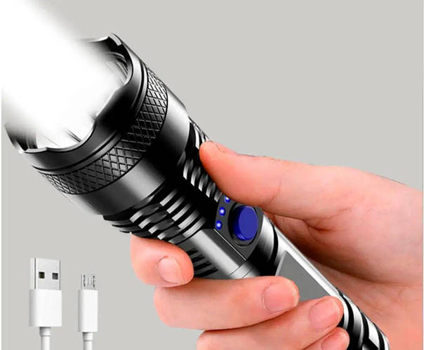 Фонарик фонарь Flashlight L-83 светодиодный зарядный аккумуляторный ...