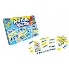 Гра пазл навчальна Логічна абетка 66 елементи в кор.р.19х28х3см ТМ Danko Toys (1/12)