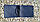 Затискач для грошей "Мандала" синій 11.5*9 см Гранд Презент 05-М-Син, фото 3