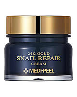 Крем с коллоидным золотом и муцином улитки Medi-Peel 24K Gold Snail Repair cream