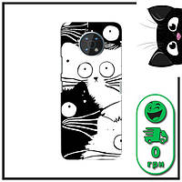 Чехол с картинкой "КОТИКИ" для Nokia G50 / Чеххлы с прикольными котиками Нокиа Джи 50