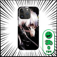 "Аниме Гуль" Чехол iPhone 15 Pro Max / Чехлы Tokyo Ghoul Айфон 15 Про Макс