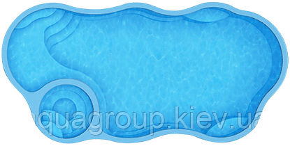 Чаша для басейну WaterWorld Маямі (вартість чаші вказана для базової комплектації басейну)