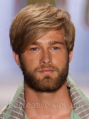 Чоловіча перука. Натуральне волосся