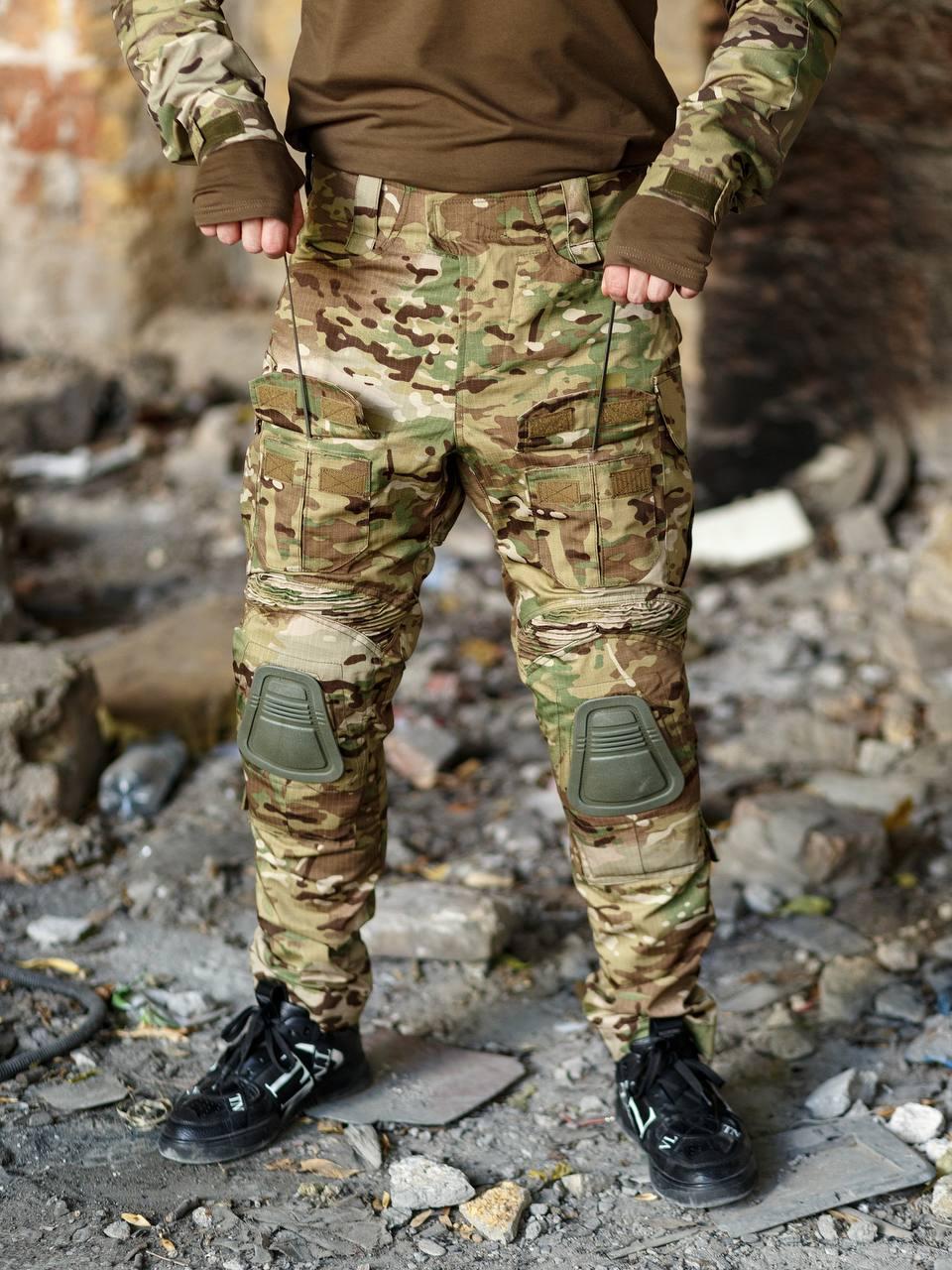 Тактичні штани з наколінниками Tactical G3 Мультикам