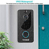 VANBAR Video Doorbell Wireless, камера дверного дзвінка, камера відеоспостереження, фото 5