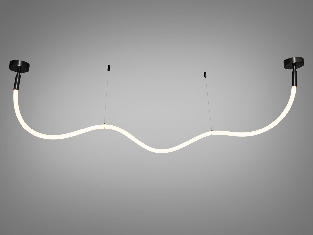 Підвіс неоновий шнур "Ropelight" 22 Вт чорний хром SY9610-2000BHR, фото 1