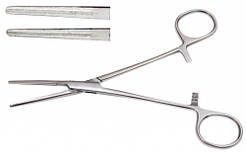  Затискач кровоспинний, атравматичний, прямий 	