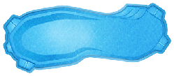 Композитна чаша для басейну WaterWorld Байкал (вартість чаші вказана для базової комплектації басейну)