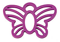GIPFEL Метелик силіконовий 15,9х11, 4х3, 0,65см фіолетова 0264 GIPFEL "Gr"