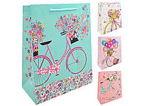 Пакет подарунковий XXL Sweet bicycle 51*72*18см ST01629-XXL ТМ STENSON "Kg"