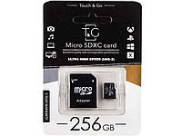 Карта памяті microSDXC (UHS-3) 256GB class 10 TG (з адаптером) ТМ TG "Gr"