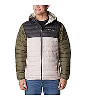 Куртка Columbia Powder Lite Hooded Jacket Dark Stone/Shark/Stone Green Доставка від 14 днів - Оригинал