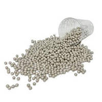 Цукрові кульки металік 3-4 мм (50 г), срібні
