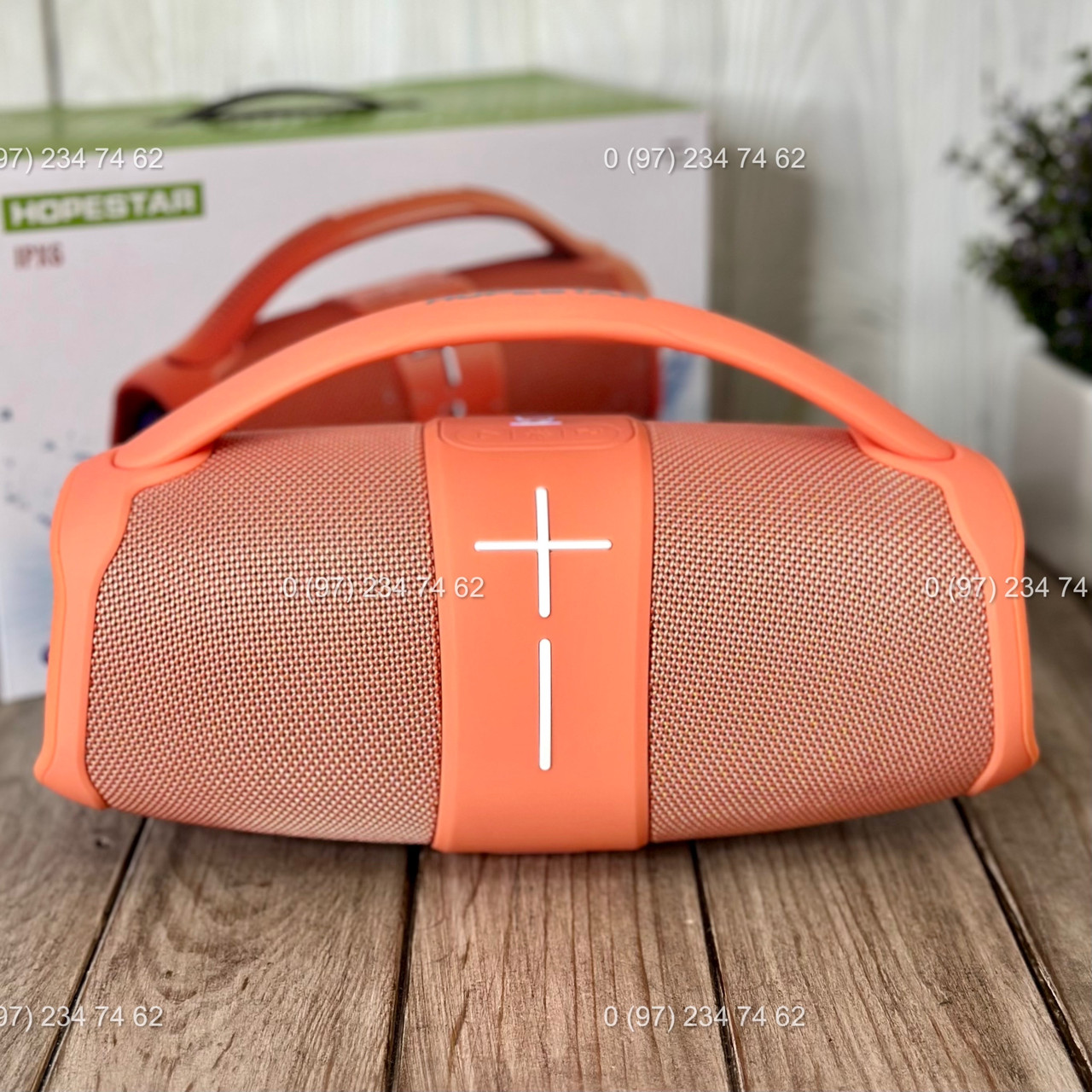 Колонка 20Вт з RGB підсвіткою Hopestar H60, TWS, AUX/TF/USB, 6h Max ...