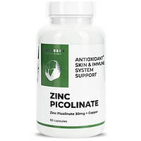 Zinc Picolinate 30 мг + Copper Progress Nutrition (60 капсул)