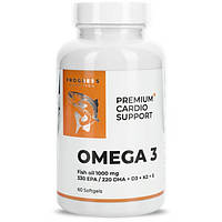 Omega Premium Fish Oil 1000 мг Progress Nutrition (60 капсул)