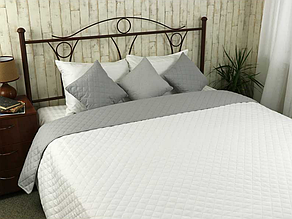 Покривала стьобані 220х240 мікрофібра двостороннє, якісне євро покривало антиалергенне Білий