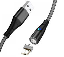 Швидке магнітне заряджання USB 3 в 1 для Android Micro USB Magnetic USB Cable магнітний кабель 5А