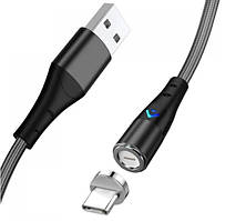 Швидке магнітне заряджання USB 3 в 1 для Android Type-C Magnetic USB Cable магнітний кабель 5А