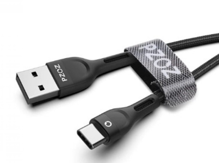 USB кабель Type-C 200см PZOZ швидка зарядка для Android передача даних