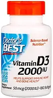 Витамин D3 2000 МЕ (Vitamin D3) Doctor's Best 180 капсул