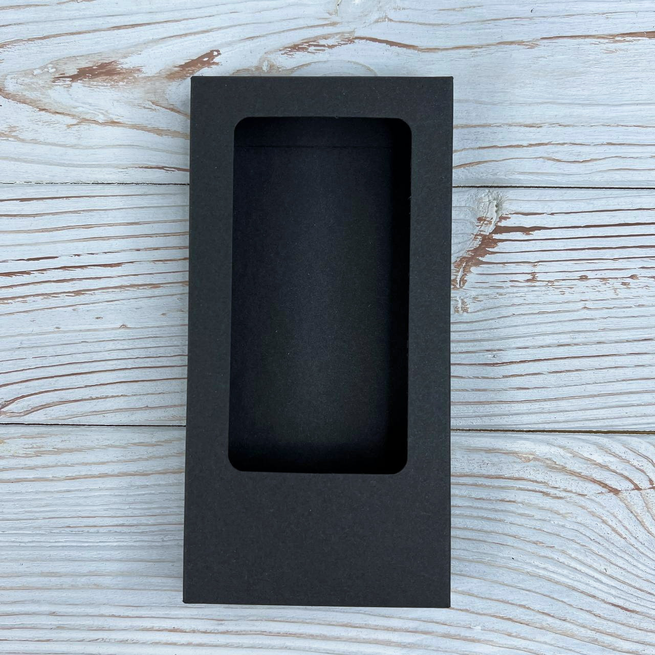 *10 шт* / Кробка / 160х80х17 мм / Чорна / вікно-звичайне