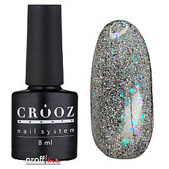 Топ для нігтів Crooz silver crystal top 8 мл