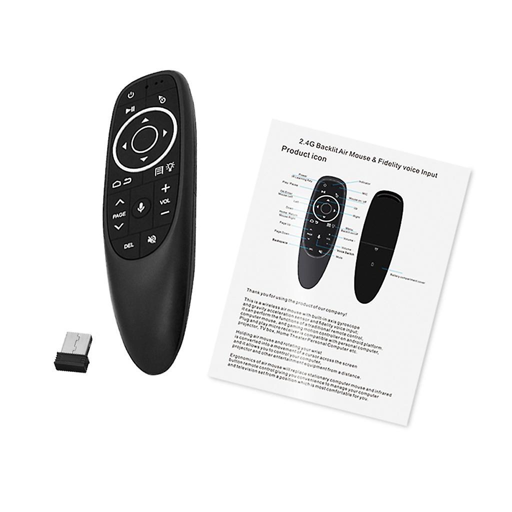G10S PRO Air mouse Гіроскопічна аеромиш пульт із голосовим керуванням і підсвіткою