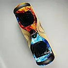 Гіроборд гіроскутер різнокольоровий для дітей та підлітків Вогонь та лід 700W з надувними 6,5" колесами блютуз та підсвічування, фото 3