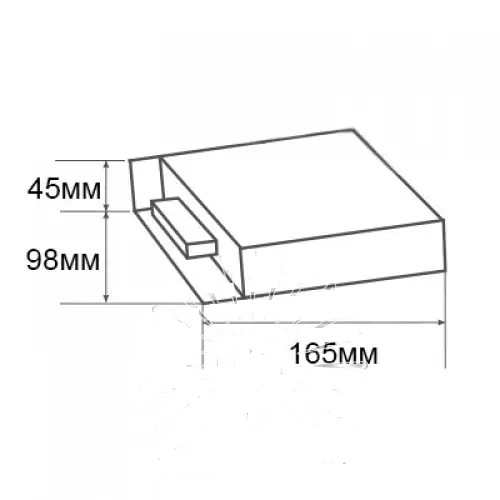 Блок питания металл LEMANSO для LED (светодиодной) ленты 12V 200W / LM803 165*98*45mm - фото 2 - id-p1944835330
