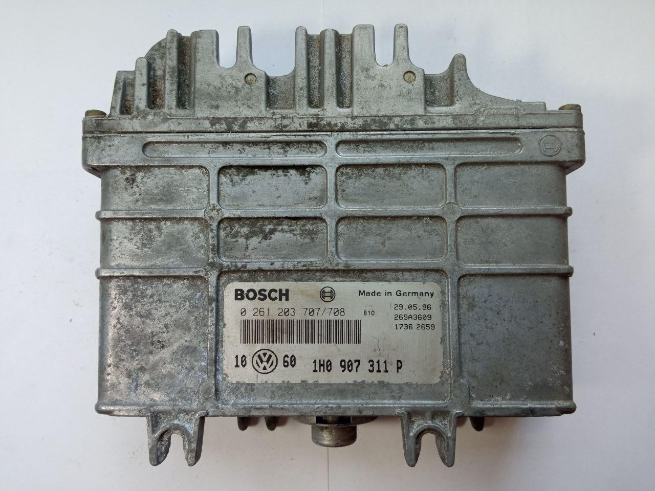 Електронний блок керування Volkswagen Golf 3 Bosch 1HO907311P / 0261203707/708 / 1h0907311p, фото 1