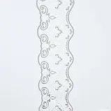 Декоративне мереживо вазарі колір молочно-сірий 22 см (22см пог.м) 156713, фото 2