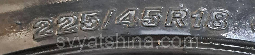 Шини легкові 225/45R18 Bridgestone Blizzak WS80 (зима), фото 4