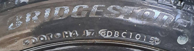Шини легкі б/у 225/45R18 Bridgestone Blizzak WS80 (зима), фото 4