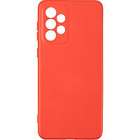 Чехол - накладка для Samsung A33 / бампер на самсунг А33 / Original Silicon Case / красный .