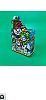 Коробка для конфет №210 "Семья снеговиков" (600 гр)