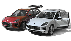 Металева машинка Welly Nex Porsche Macan Turbo 18 см (24047W)