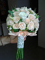 Весільний букет із дрібної трояндочки