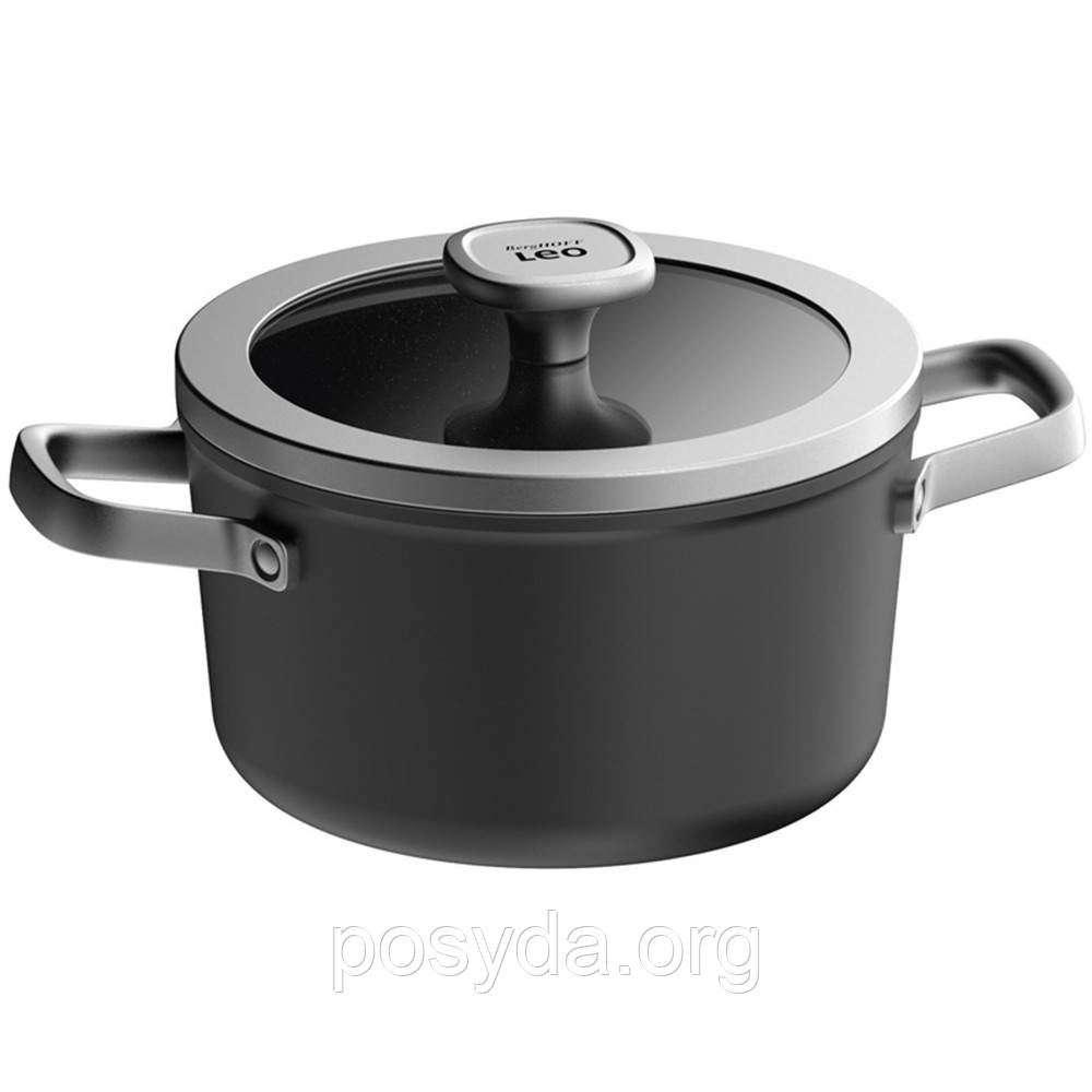 Каструля з кришкою Berghoff Leo Graphite 3,1 л 3950485, фото 1