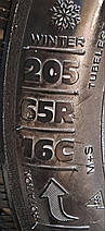 Шини б/у 205-65R16c на мікроавтобус Kleber Transalp 2 (річні), фото 4