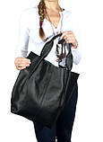 Сумка шопер з натуральної шкіри, фото 2
