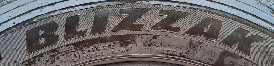 Шини б/у 205/65R16c на мікроавтобус Bridgetone Blizzak (зимові), фото 4