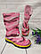 Дитячі чоботи рожевий камуфляж Літма 23-26, фото 2
