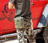 Тактична аптечка для медикаментів хакі, фото 5