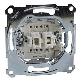 Механізм двокнопкового вимикача з самоповерненням, 2-полюсний Schneider Merten D-Life MTN3155-0000