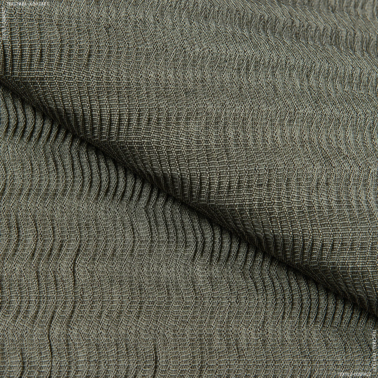 Декоративна тканина плая стрейч / playa колір св. олива (135см 281г/м² пог.м) 167167