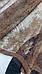 Тюль мармур жакард коричневого кольору, фото 3