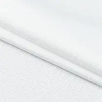 Ткань Скатертная ткань жаккард ягиз елочка /yagiz белый (280см 198г/м² пог.м) 162257